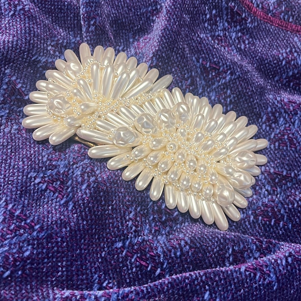 Vintage Pearl Belt Buckle